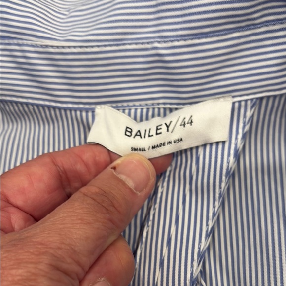 Bailey 44 Blue Striped Button-Up Top - Picture 3 of 3
